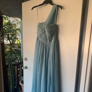 Khalessi style light blue Prom dress